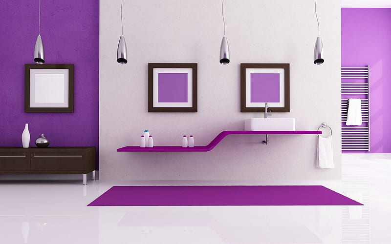 Purple living room, house, purple, room, living, light, HD wallpaper |  Peakpx
