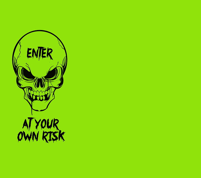 skull warning, danger, risk, HD wallpaper