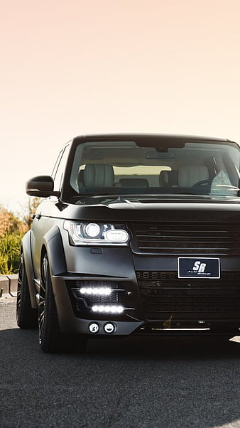 Range Rover Voque, black, car, range rover, HD phone wallpaper