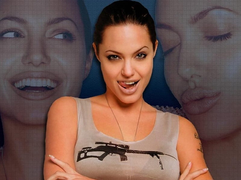 Angelina Jolie, jolie, angelina, brad pitt, laura craft, HD wallpaper