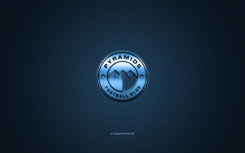 2K free download | Pyramids FC, Egyptian football club, blue logo, blue ...