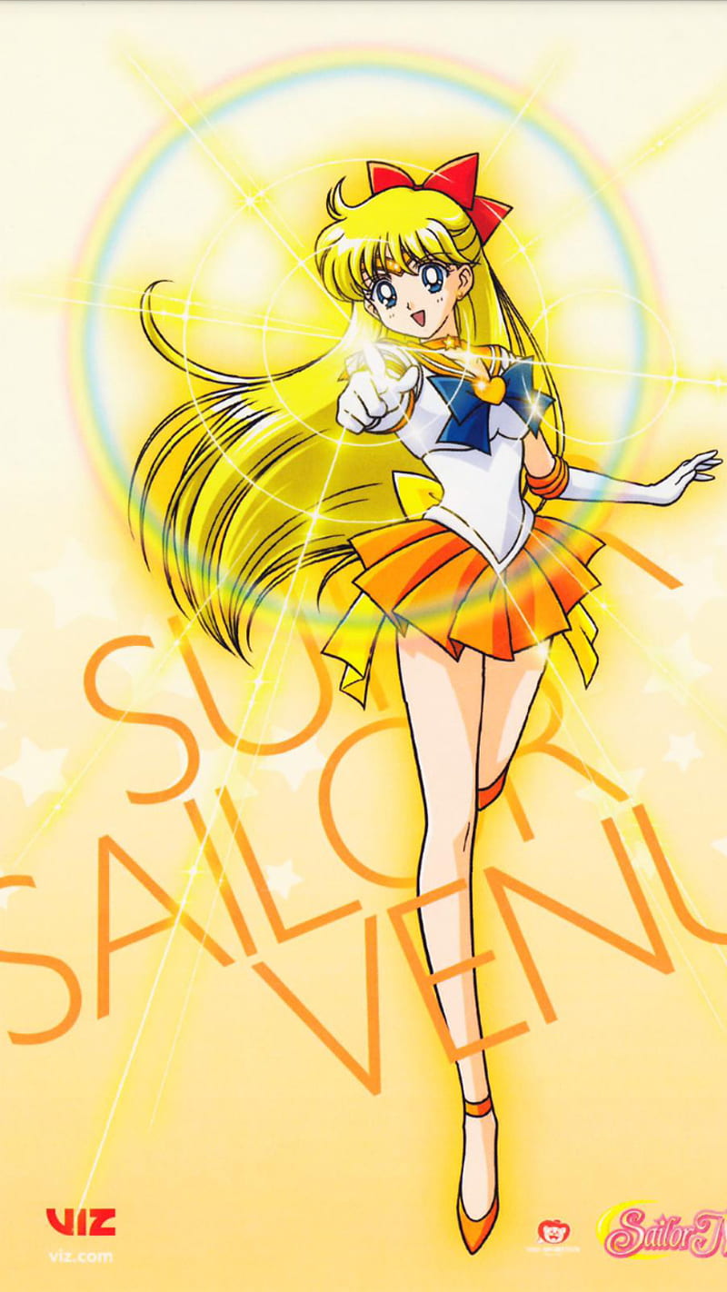 Super Sailor Venus, moon, HD phone wallpaper