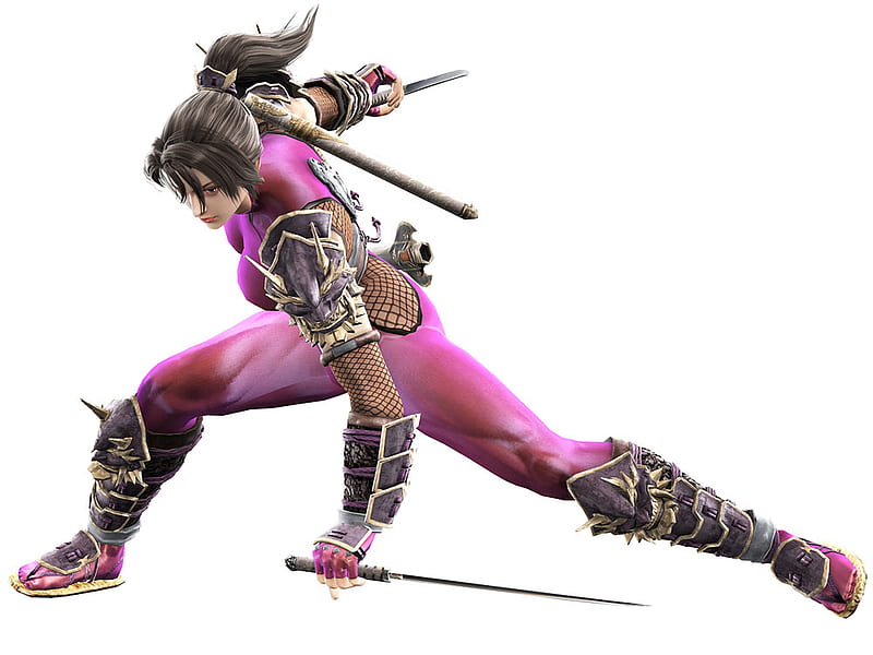 Mercenary Ninja Woman Fighting Pose Katana Stock Photo by Ravven 208824800