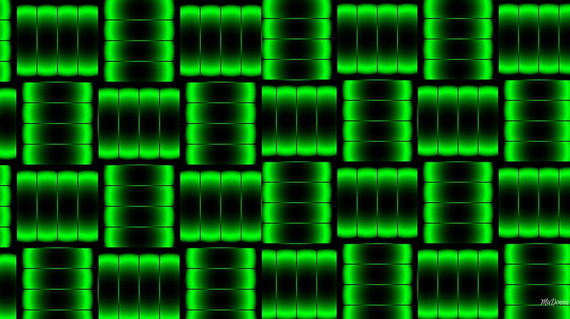 Neon Green Cubes, cubes, green, woven, abstract, squares, HD wallpaper