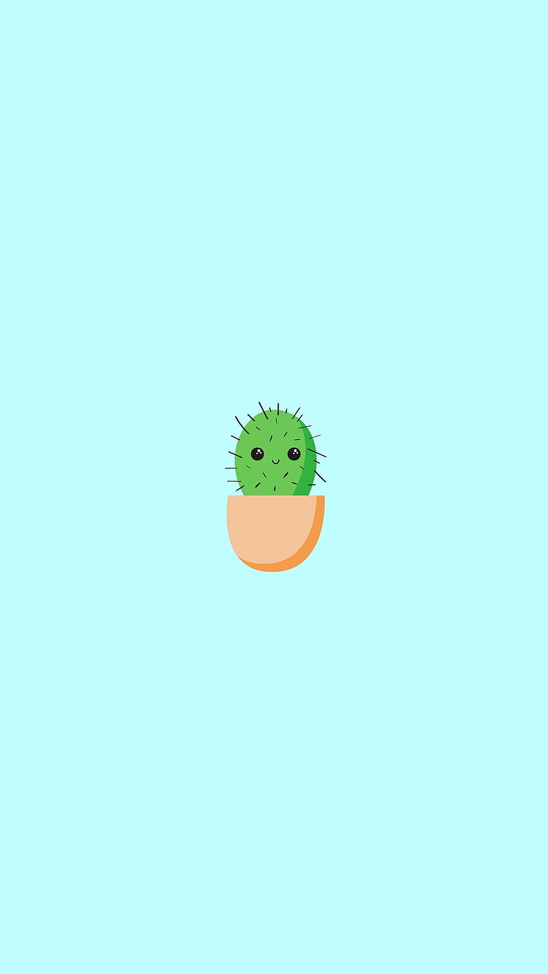 cute cactus wallpaper