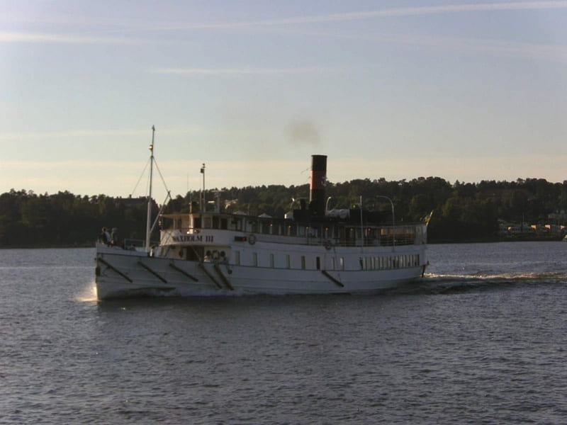 Steamboat, Old, Sweden, Summer, Stockholm, HD wallpaper