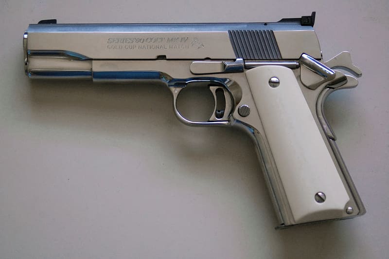 Weapons, Colt Pistol, Colt 45 Acr 1911A1, HD wallpaper