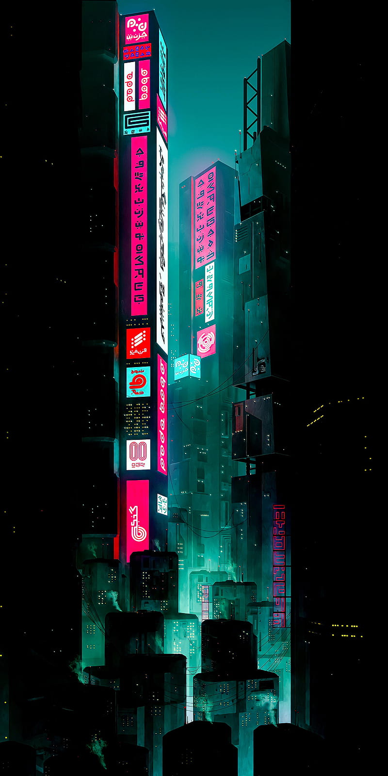 Cool cyberpunk phone wallpaper