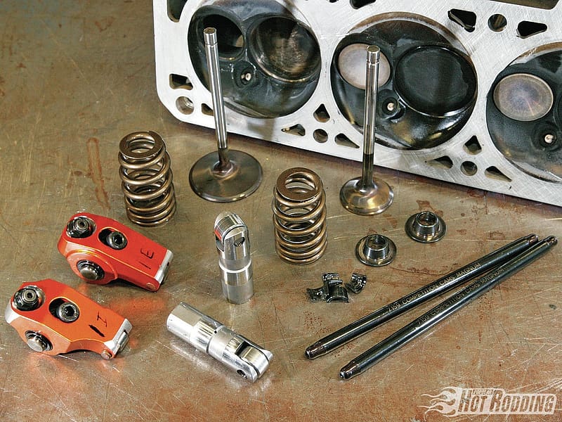 Valvetrain Components for GM LS Engine 6.0L, springs, valves, pushrods, lifters, HD wallpaper