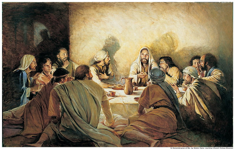 The last supper, christ, art, jesus, painting, supper, HD wallpaper