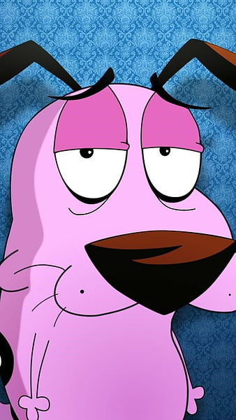 Courage the cowardly dog, face, canine, toon, dog, HD wallpaper | Peakpx