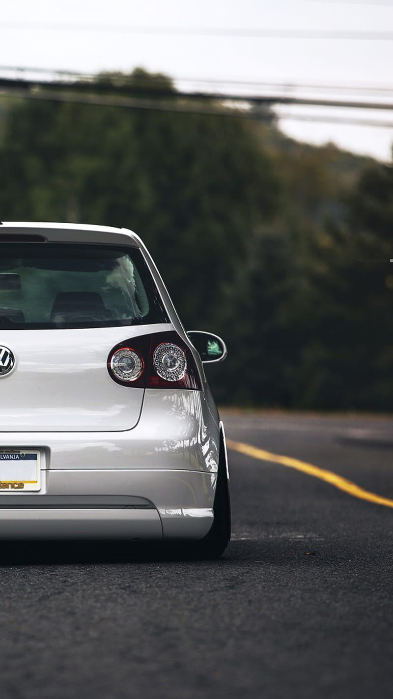 VW Golf, car, engine, tuning, HD phone wallpaper