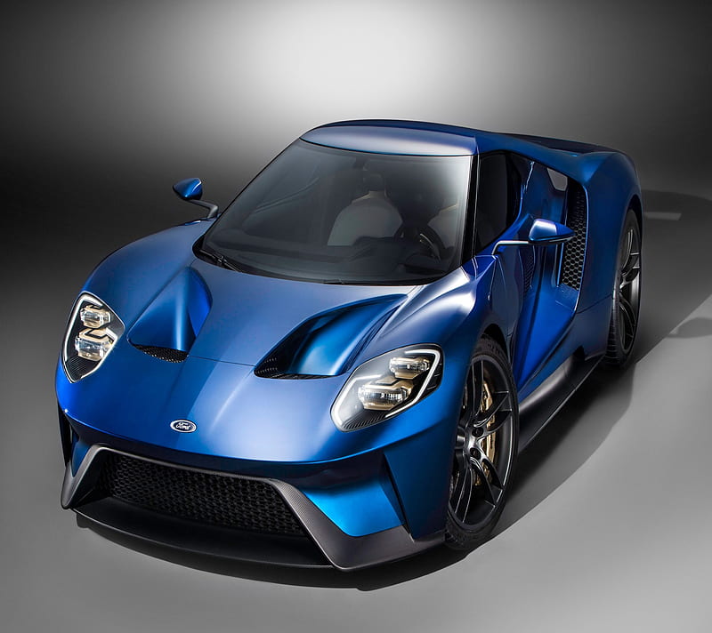 Ford Gt, blue, car, vehicle, HD wallpaper | Peakpx