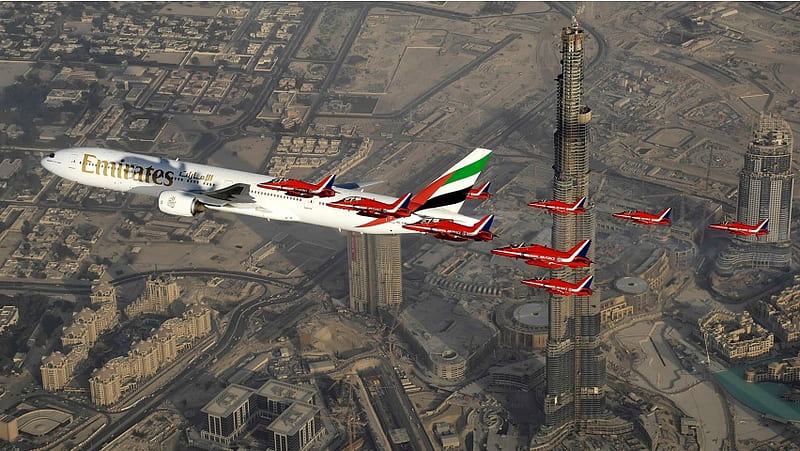 Dubai Airshow, HD wallpaper