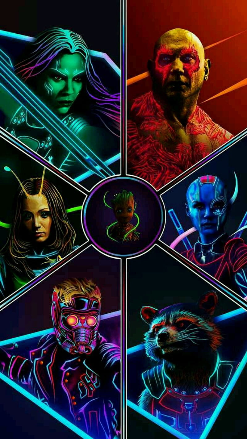 Guardian of Galaxy, marval, team, HD phone wallpaper | Peakpx