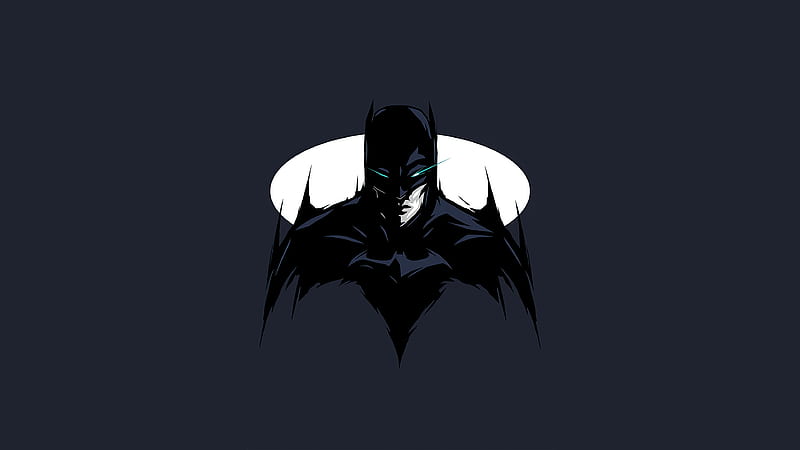 Batman Knight Minimalism, batman, superheroes, artwork, artist, minimalism, behance, HD wallpaper