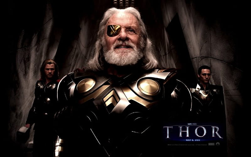 Thor the movie: Odin, anthony, odin, movie, hopkins, thor, HD wallpaper