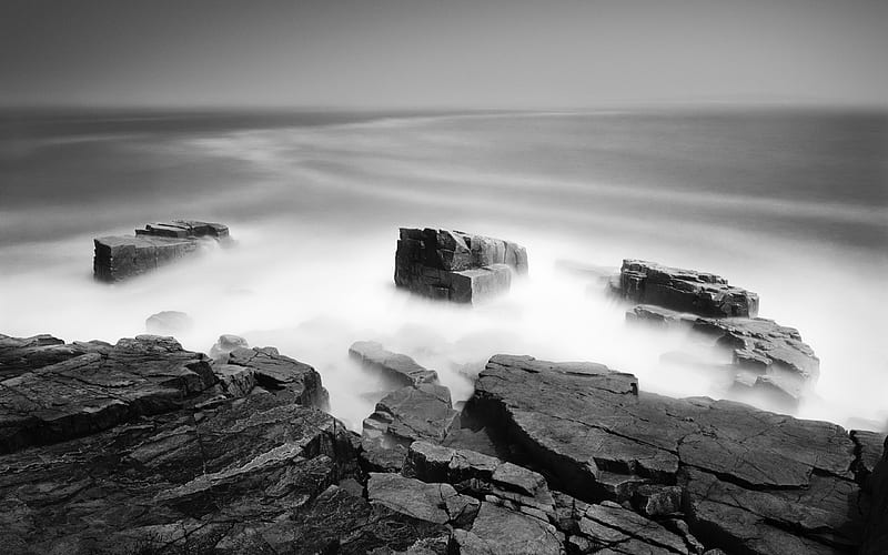 Stones rocks height clouds-Scenery, HD wallpaper