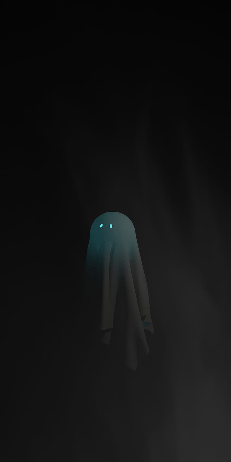 sad ghost, halloween, october, scary, spooky, HD phone wallpaper