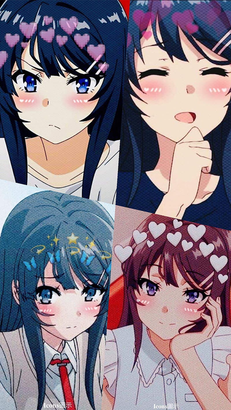 Sakurajima Mai , aesthetic, anime, anime girl, bonito, bunny girl, colorful, cute girl, kawaii, mai sakurajima, school, HD phone wallpaper