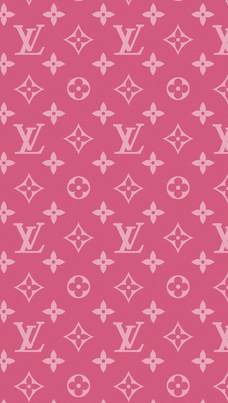 LV Supreme, glitter, corazones, pink, purple, whatever, HD phone wallpaper