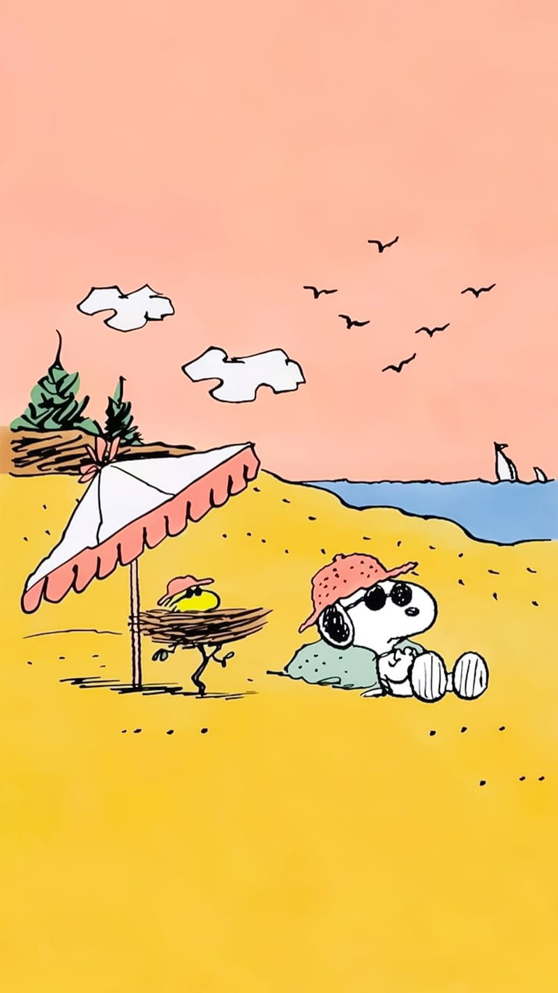 Snoopy에 있는 Aekkalisa님의 핀. 스누피 바탕 화면, 스누피, 귀여운 그림, Peanuts Summer, Hd Phone  Wallpaper | Peakpx