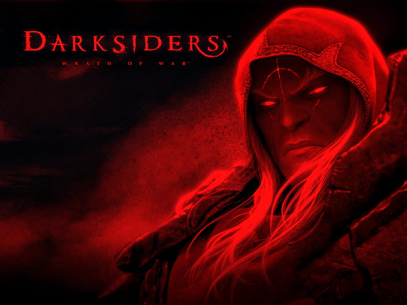 Dark Siders, game, black, red, darksiders, HD wallpaper