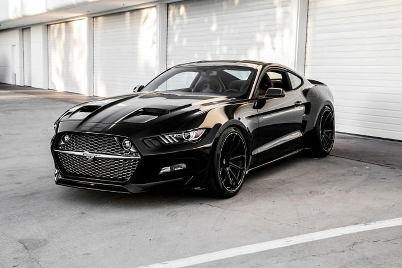 2016 Ford Mustang Rocket by Henrik Fisker and Galpin Auto Sports, Mustang, Black, Ford, Custom, HD wallpaper