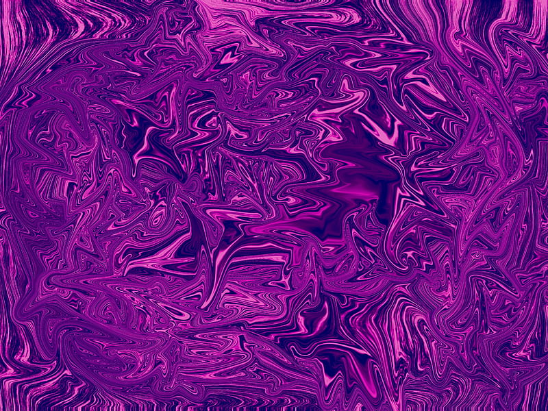 ripples, wavy, purple, surface, abstraction, HD wallpaper