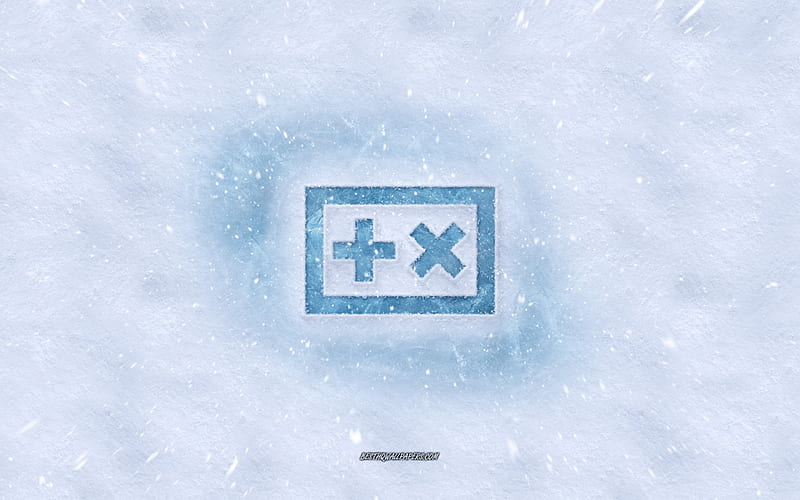 Martin Garrix logo, winter concepts, snow texture, snow background, Martin Garrix emblem, winter art, Martin Garrix, HD wallpaper