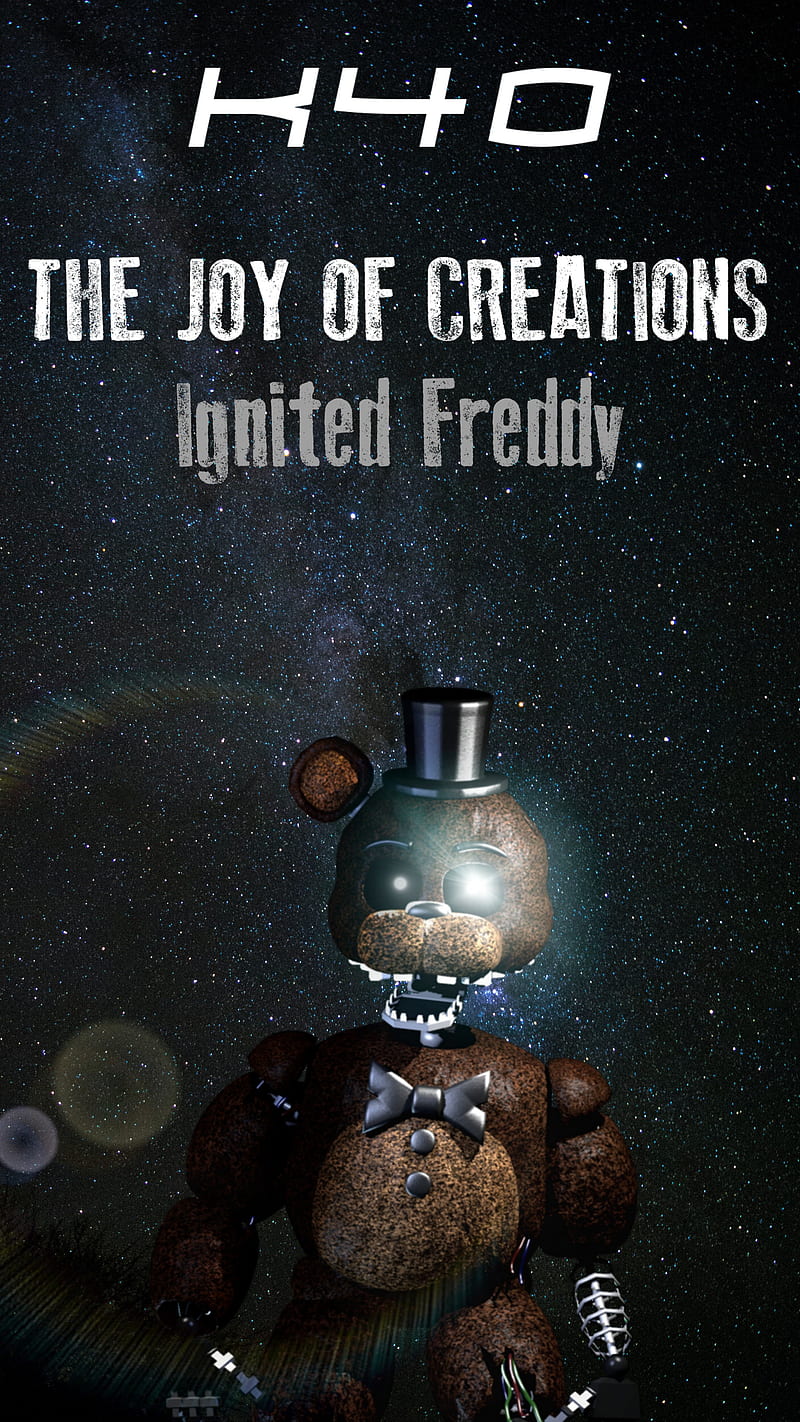 Ignited Freddy, creepypasta, fnaf, ignitedfreddy, scary, thejoyofcreations, tjoc, HD phone wallpaper