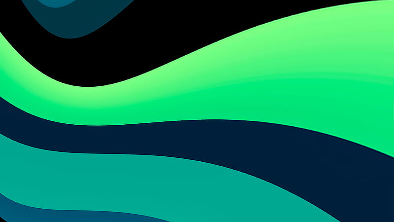 Green Formation Abstract, HD wallpaper