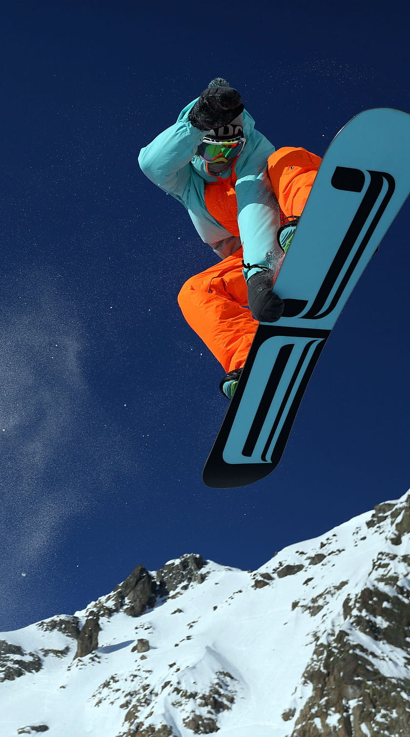 Snowboard, snow, sport, winter, HD phone wallpaper