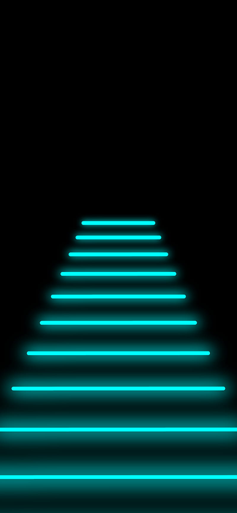 Oled background neon lines. ize. Black phone , Black , Background, Teal Neon, HD phone wallpaper