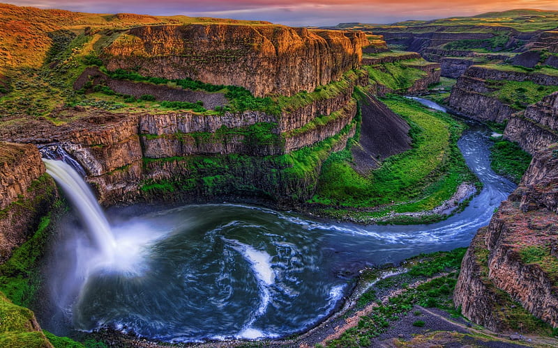 Spectacular waterfalls 02, HD wallpaper