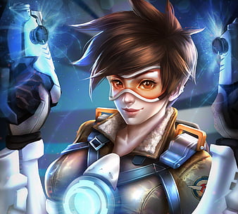 Tracer Artwork from Overwatch 2 #art #artwork #gaming #videogames