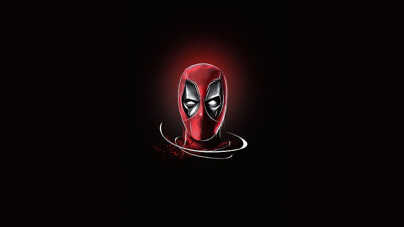Deadpool Minimal Art , deadpool, superheroes, artist, artwork, digital-art, behance, HD wallpaper