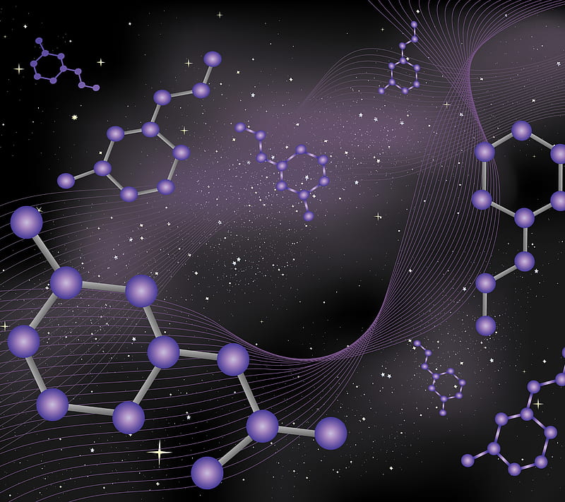 Molecules, 3d, molecule, science, forma, sphere, HD wallpaper