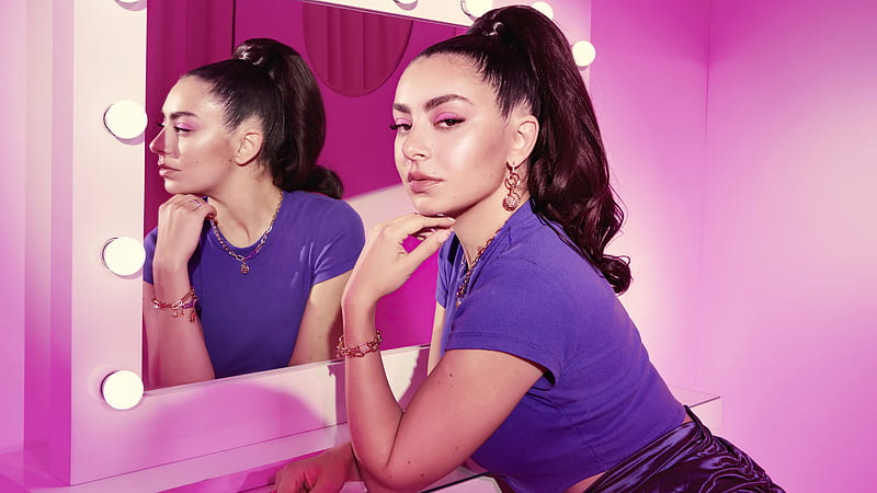 Singers, Charli XCX, Mirror, HD wallpaper | Peakpx