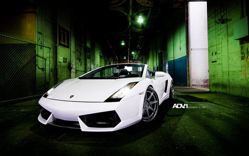 white lamborghini gallardo wallpapers