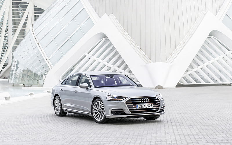 Audi A8, german cars, 2018 cars, new a8, luxury cars, Audi, HD wallpaper