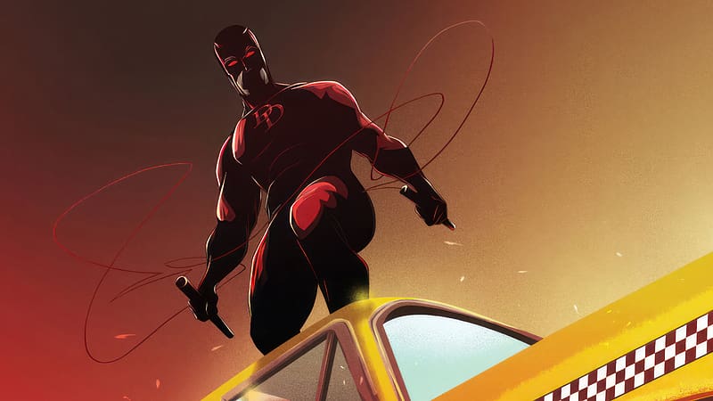 Daredevil The Silent Guardian, daredevil, superheroes, artist, artwork, digital-art, HD wallpaper