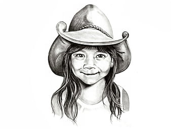 Cowgirl Drawing by Ed Lang - Fine Art America