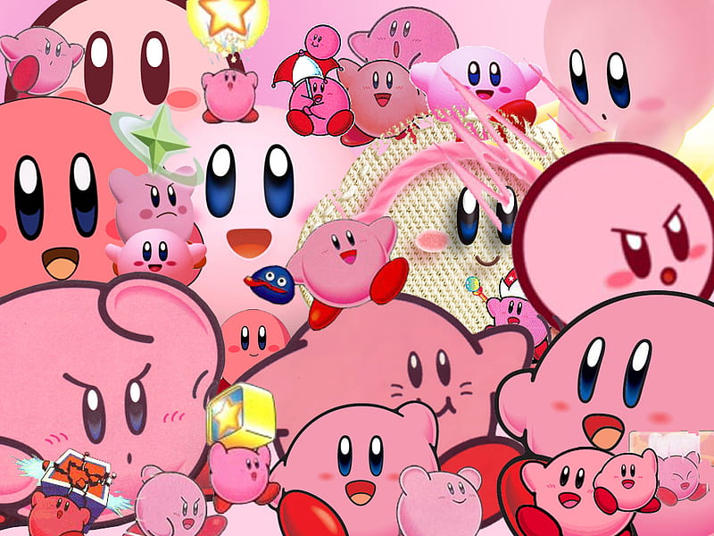 KIRBY WALLPAPER IN PINKKKKKKKKKKKKKKKKKKKKKKKKKKKK