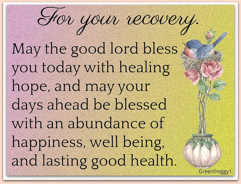 FOR YOUR RECOVERY, RECOVERY, COMMENT, CARD, YOUR, HD wallpaper