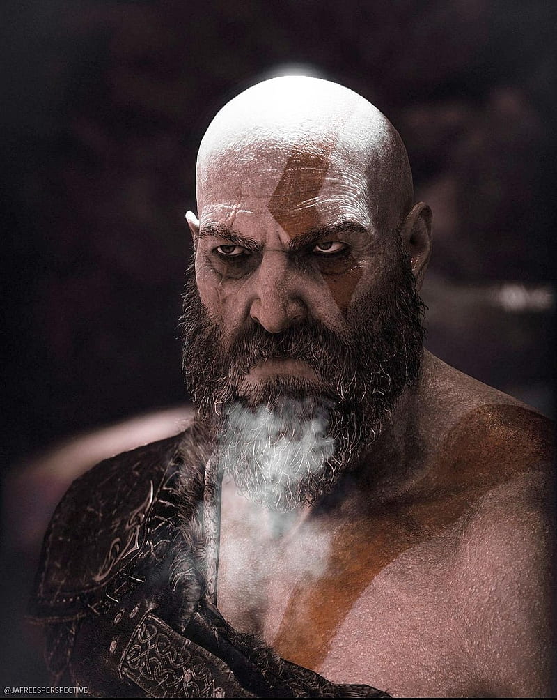 Kratos, videogame, god of war, HD phone wallpaper