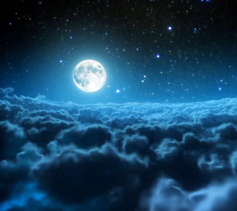 Cloudy Night, 2016, awesome, love, HD wallpaper
