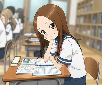 Anime Karakai Jouzu no Takagi-san 4k Ultra HD Wallpaper