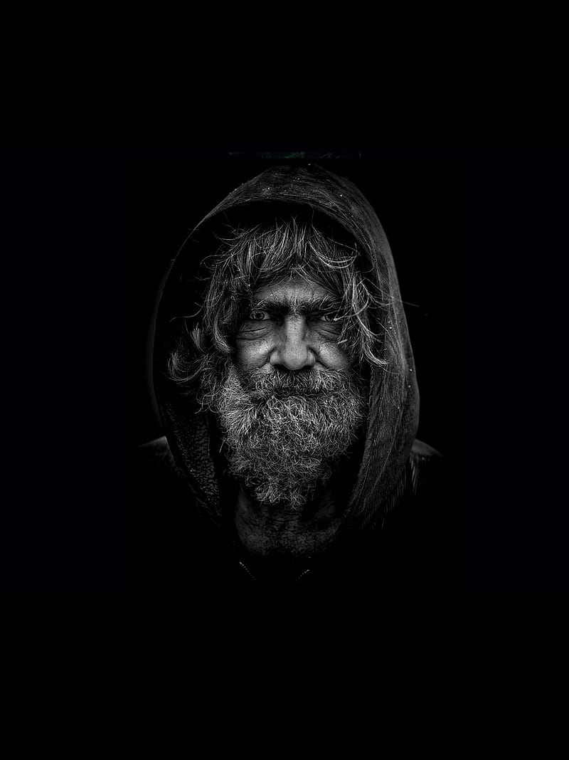old man, after, alone, darkness, locscreen, man, me, old who, HD phone wallpaper