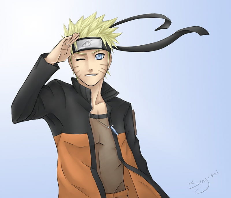 Naruto sorrindo ♡ clássico